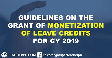 Guidelines on the Grant of Monetization of Leave Credits  .